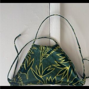 Aerie halter tie bikini top